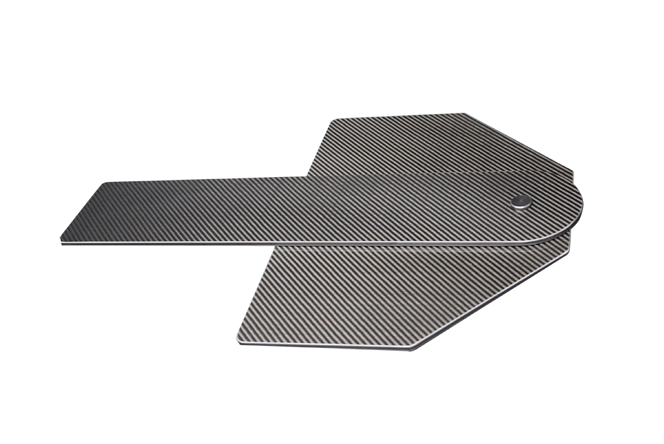 A carbon fiber armboard that connects to a surgical table in an operating room 