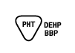 Contains or presence of phthalate: combination of bis symbol